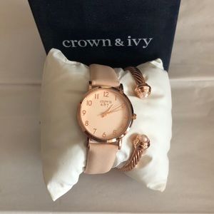Crown and Ivy watch and bracelet